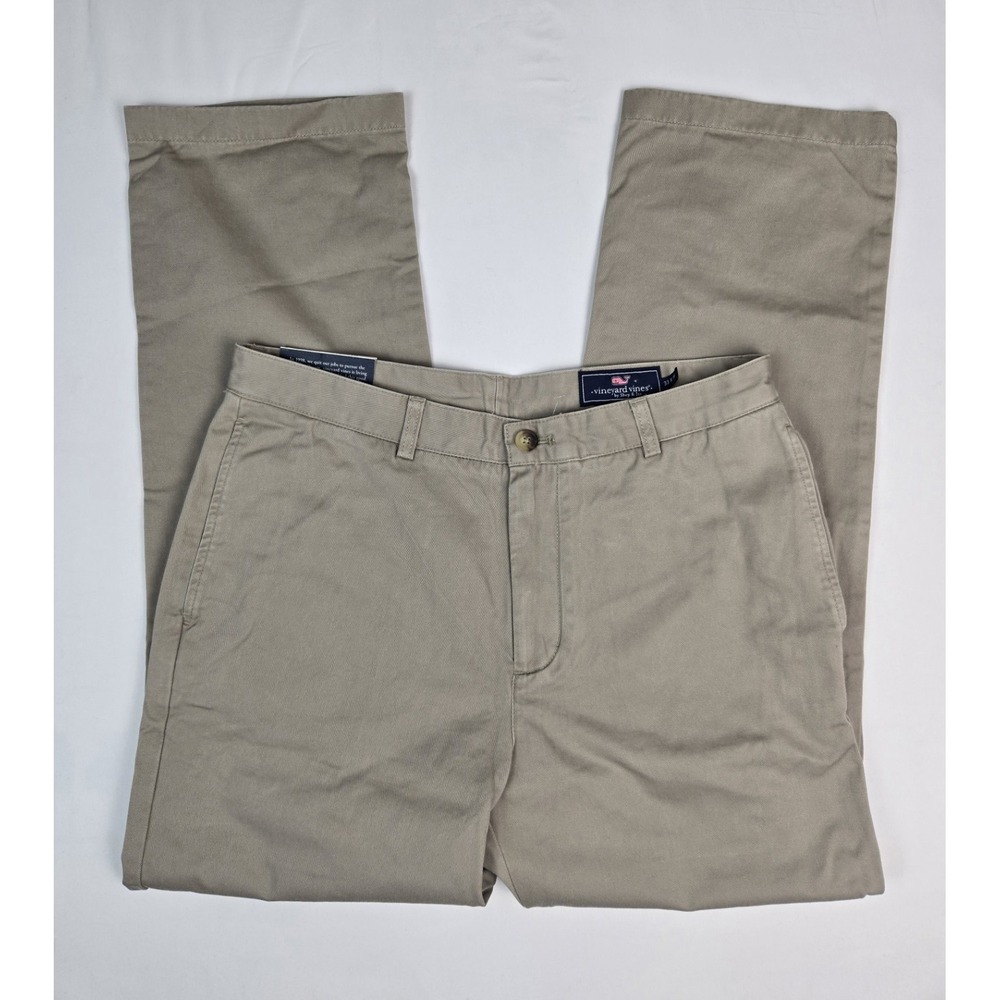 NWT Vineyard Vines Mens The Original Classic Fit Club Pant Khaki‎ Sz 33x30